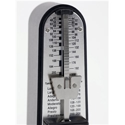 Метроном механический Music Life 5×3.5×11 см черный