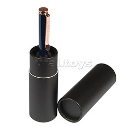 Ручка "Venezia Classico" в картотнном тубусе, 1,0 мм, синяя (корпус синий, футляр черный)