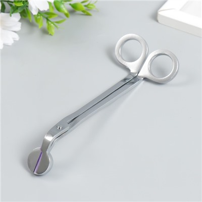 Ножницы для свечей нержавеющая сталь серебристые 6×17 см