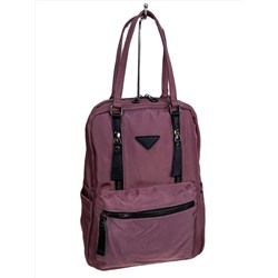 Женская сумка - рюкзак из текстиля, цвет пудра