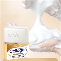 Мыло для лица и тела с Коллагеном Sadoer, 100 гр.