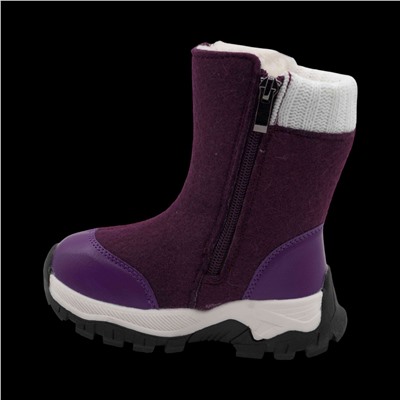 Валенки ХV1118-2-2A темно фиолетовые