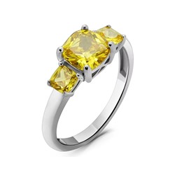 Кольцо из серебра куб.циркон., МЦВ169ж
