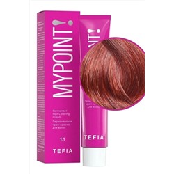 TEFIA Mypoint 6.4 Перманентная крем-краска для волос / Темный блондин медный, 60 мл KRISTALLER, 1116931
