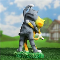 Садовая фигура из полистоуна «Кошки», 18×12×32 см