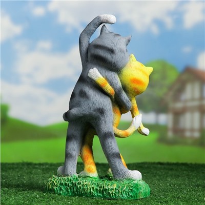 Садовая фигура из полистоуна «Кошки», 18×12×32 см