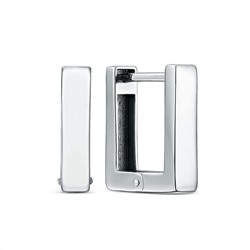 Серьги из серебра родированные 3001020253