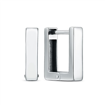 Серьги из серебра родированные 3001020253