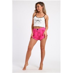 Пижама женская с шортами 5731 (Фуксия)