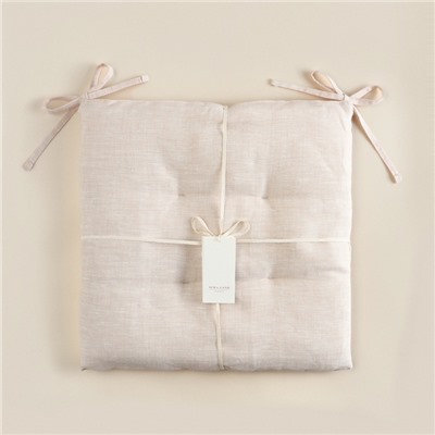 Подушка на стул SL HOME Gloomy, 42×42 см, бежевая