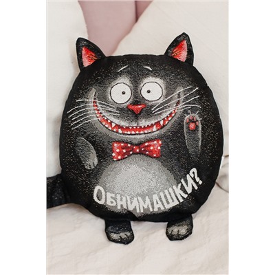 Подушка декоративная игрушка Кот обнимашка 27*27 НАТАЛИ, 1092530
