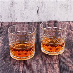 1150-1 Набор стаканов FLOWER 6 шт., емк. 265 мл стекло (х6)