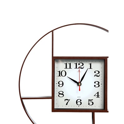 Часы настенные интерьерные «Маганса», бесшумные, плавный ход, d=35 см, от батарейки 1×АА