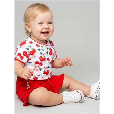 Джемпер детский трикотажный для девочек (футболка), 2 шт в комплекте