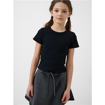 Фуфайка трикотажная для девочек (футболка)