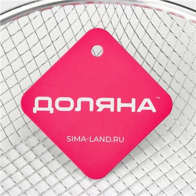 Фритюрница Доляна, d=20 см, нержавеющая сталь, серебристая