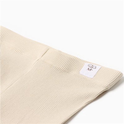 Комплект легинсов детских MINAKU: Basic Line BABY, рост 62-68 см, цвет кремовый, молочный