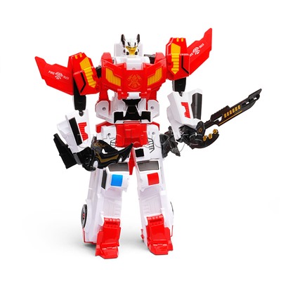 Робот трансформирующийся в служебное авто, в коробке