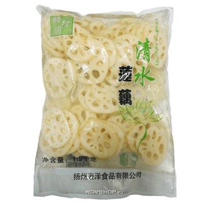 Корень лотоса консервированный, Китай, 1 кг. Срок до 13.01.2026.Распродажа