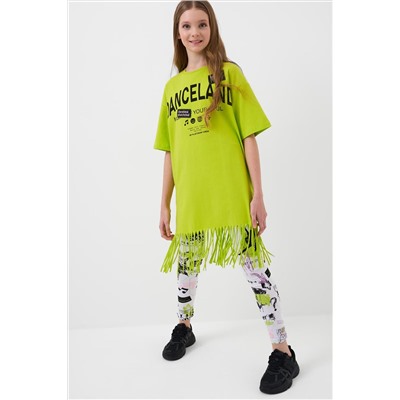 Брюки трикотажные для девочек (легинсы), 2 пары в комплекте PLAYTODAY, 1243976