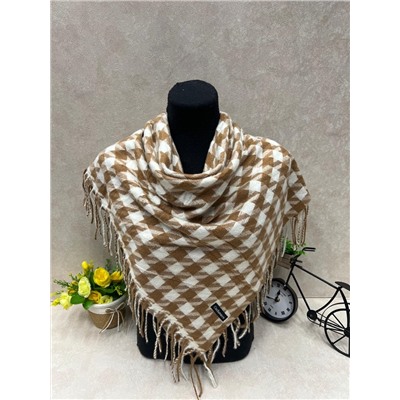 Тёплый платок  из шерсти мультицвет