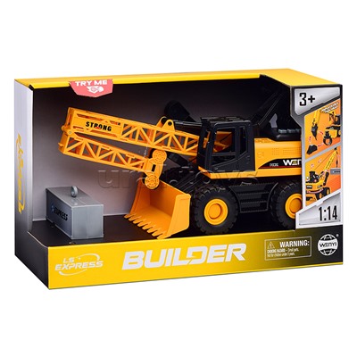 Спецтехника "Кран" 1:14 (свет, звук) в коробке