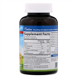 Carlson Labs, Super D3 Gummies,  Natural Fruit Flavors, 100 mcg (4,000 IU), 120 Gummies