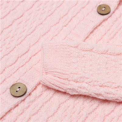 Комбинезон детский, цвет розовый, рост 56-62 см