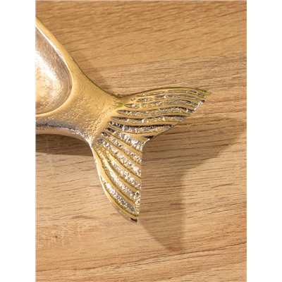 Блюдо сервировочное «Рыбка», 41.5×12×2 см, алюминий