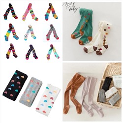 Колготки  для девочек микс