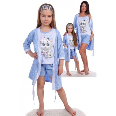 Пеньюар Колосок детский (Голубой)