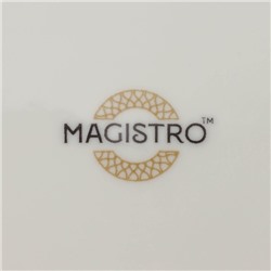 Кружка Magistro La Perle, 350 мл, фарфор, белая