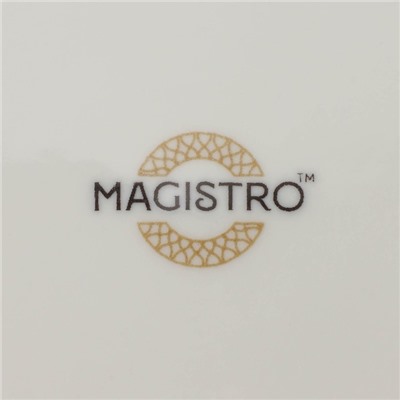 Кружка Magistro La Perle, 350 мл, фарфор, белая