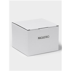 Чайник заварочный Magistro Black Swan, с ситом, 650 мл, керамика, чёрный