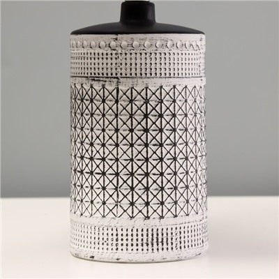 Настольная лампа «Торонто» Е14 40 Вт черный белый 22.5×22.5×35 см