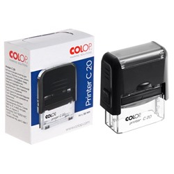 Оснастка для штампа автоматическая, COLOP Printer Сompact 20, 38 x 14 мм, корпус чёрный