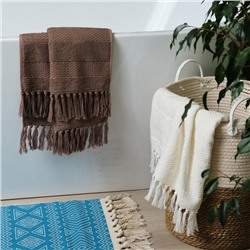 Полотенце для ног Love Life Turkish dream, 50×90 см, хлопок 100%, мокко