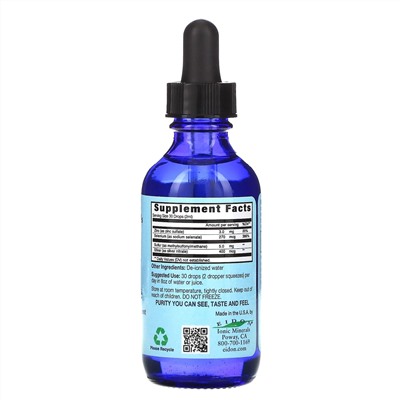 Eidon Mineral Supplements, укрепление иммунитета, жидкий концентрат, 60 мл (2 унции)