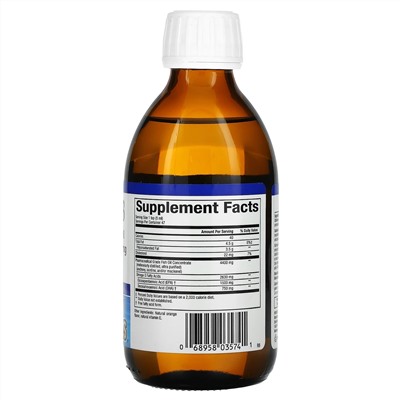 Natural Factors, Rx Omega-3, натуральный апельсиновый вкус, 237 мл (8 жидк. унций)