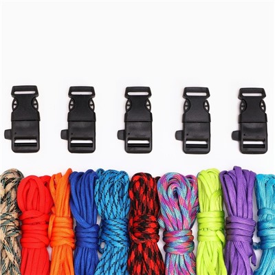 Набор паракордов для плетения, паракорд - 10 шт. по 3 м