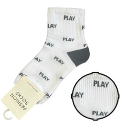 Хлопковые носки FASHION SOCKS (чёрно-белые)