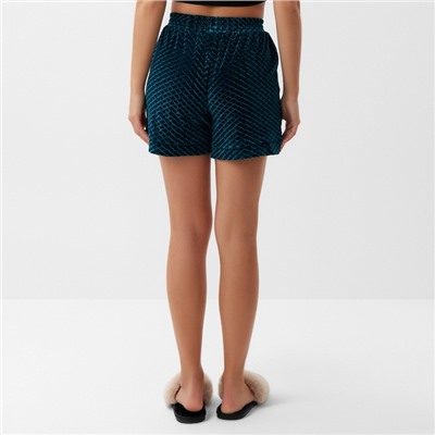 Шорты женские KAFTAN «Бархат» размер 40, зеленый