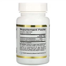 California Gold Nutrition, коэнзим Q10, 100 мг, пирролохинолинхинон, 10 мг, 60 растительных капсул