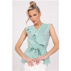 Блузка Ласка (бирюза)