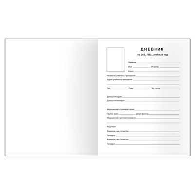 Дневник 1-11 класс на скобе "Белый" Д5ск40 12598 BG