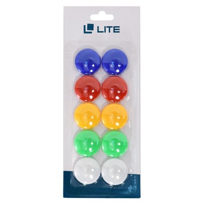 Набор магнитов для доски 30 мм 10шт в блистере LTMG - 30/10 LITE