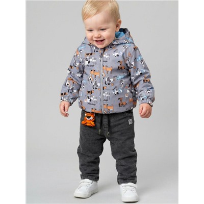 Куртка детская текстильная с полиуретановым покрытием для мальчиков (ветровка)