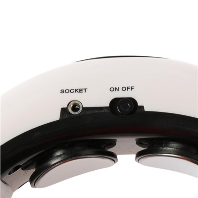 УЦЕНКА Массажёр для шеи Luazon LEM-16, от батареек 2хААА (не в комплекте), белый