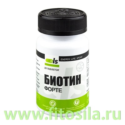 Биотин-форте, таб. 0,2 г № 30 (банка) БАД  "Фармгрупп"