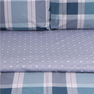 Постельное бельё 1.5-спальное LoveLife Square, сатин